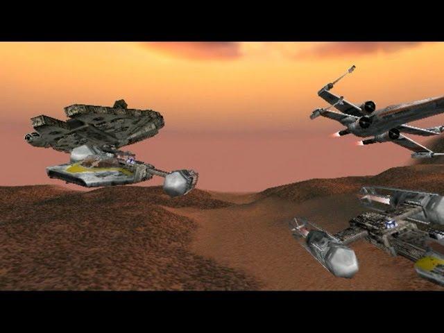 Star Wars Rogue Squadron mission 5 Liberation of Gerrard Millennium Falcon