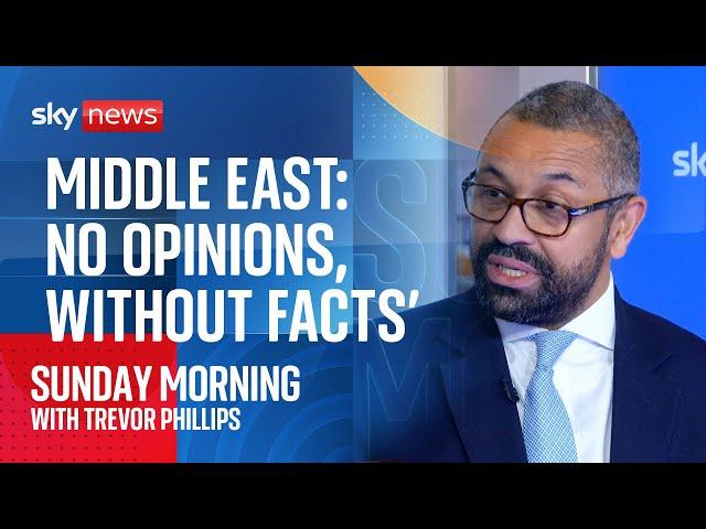 James Cleverly: 'Any idiot' can give an opinion on Middle East without proper info