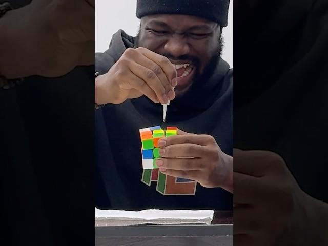 Superglue vs Rubik's cube