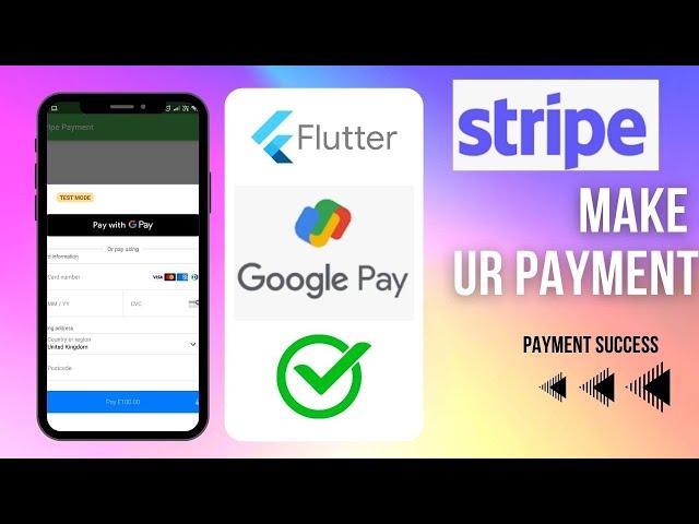 Introducing the Flutter Stripe Gpay | G-Pay How to add a card and make a purchase | amplifyabhi