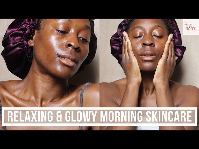 CHILL & RELAXING GLOWY MORNING SKINCARE ROUTINE | GLOWY SKIN FOR SUMMER | byalicexo