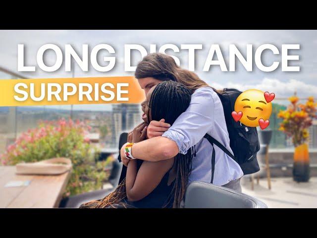 Long Distance Relationship Surprise meeting after a long time! 