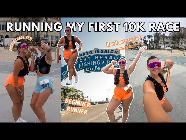 COUCH TO 10K | Running my first 10k race as a BEGINNER runner + race day tips