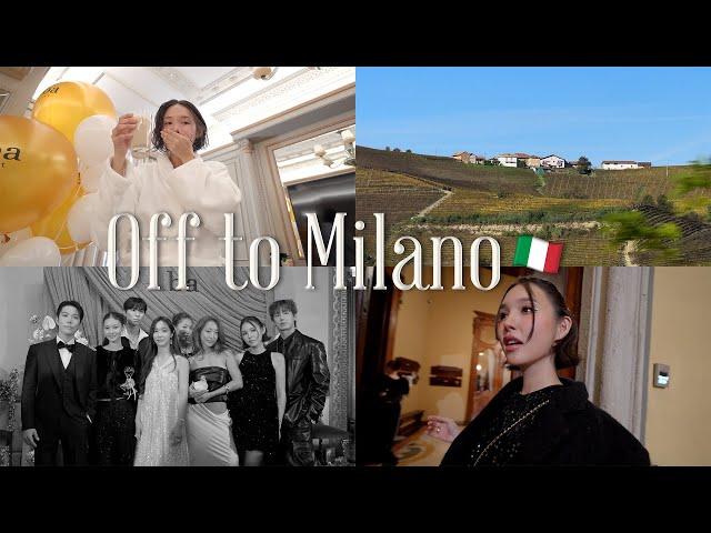 Come with me to Tuffle Hunting and Gala Dinner Party in Italy⎮ Exploring Milan ⎮ Pondazione Prada