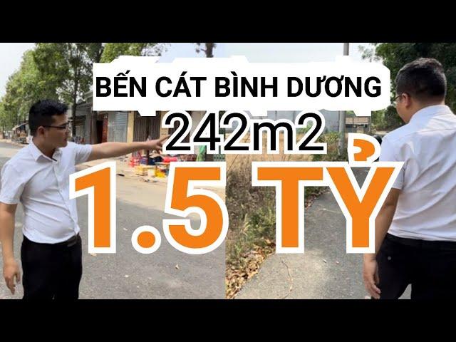 Đất Nền Bến Cát Bình Dương  Sát Dân Cư Và KCN 242m2 Còn 1.5 Tỷ