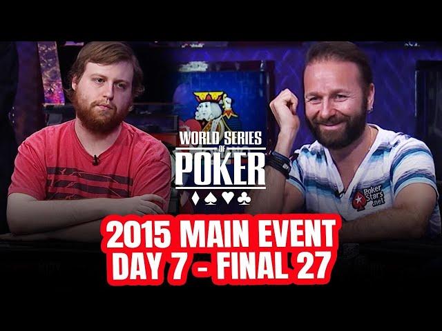 World Series of Poker Main Event 2015 - Day 7 - The Most Intense Daniel Negreanu Episode!