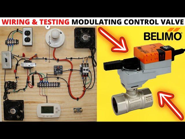 HVAC TRAINING BOARD: Wiring & Testing A Belimo Modulating Control Valve (Modulating Actuator Theory)