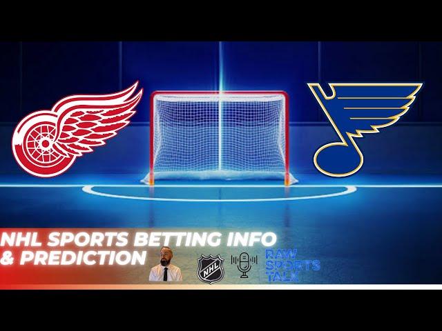 Detroit Red Wings VS St. Louis Blues :Free NHL Betting info for 12/23/24