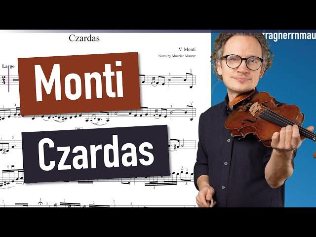 Monti Czardas | Violin Sheet Music | Piano Accompaniment