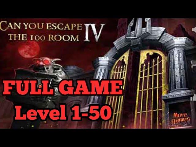 Can You Escape The 100 Room 4  FULL GAME Level 1 - 50 Walkthrough