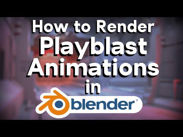 How to Render Playblast Animations in Blender (Quick Tip)