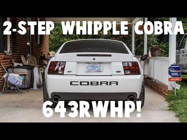 Whipple 2003 SVT Cobra 643rwhp, Start-up, Fly-bys & 2 Step Revs, Kooks Longtubes 1 5/8"