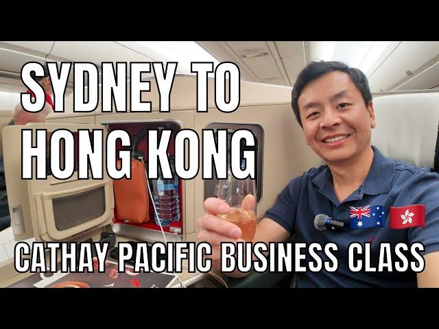 Cathay Pacific Business Class Experience CX138 Sydney to Hong Kong