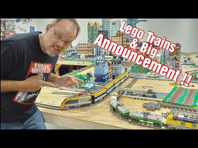 Lego Train Progress and Big Announcement !!