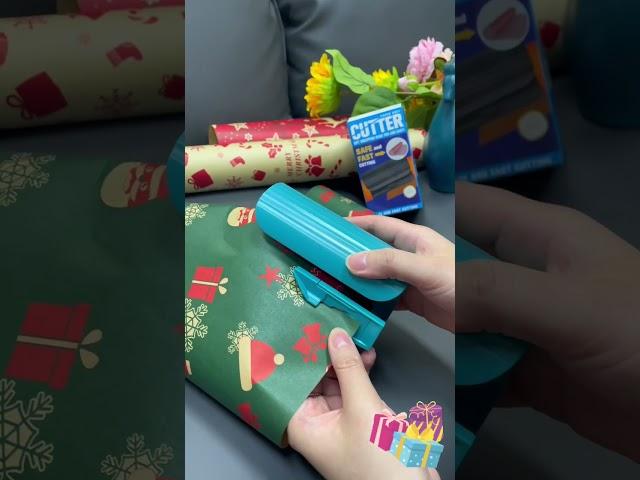 Unwrap the secret: gift wrap cutter #gadget #giftwrapping #christmas
