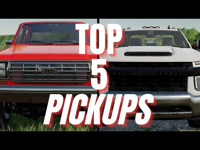 TOP 5 PICKUPS FOR CONSOLE IN 2024 | Farming Simulator 22