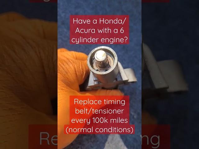 Have you had your timing belt tensioner inspected?