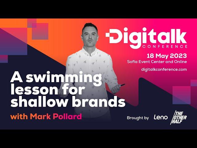 Meet Mark Pollard, Sweathead at Digitalk Conference 2023 | 18 May 2023