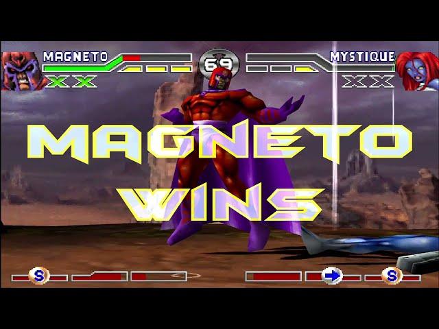 X-Men: Mutant Academy - Magneto arcade mode