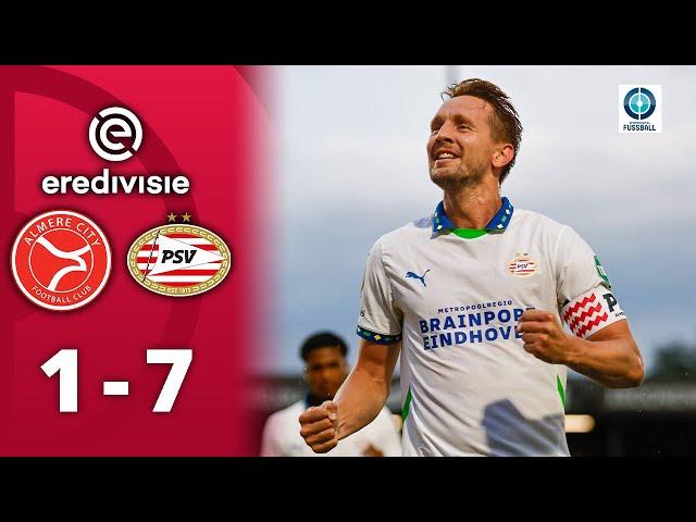 5 Tore nach der Pause! PSV zerlegt Almere | Almere City - PSV Eindhoven