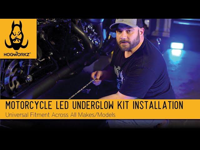 Motorcycle Underglow Lighting Installation from HOGWORKZ® (Universal Fitment)