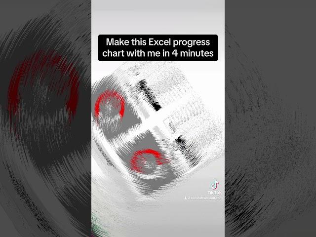 Excel tip to make a color changing progress chart