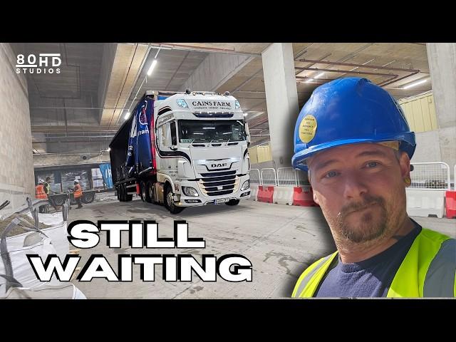 HGV Drivers Long Wait and Blindside Reversing. UK Trucking.