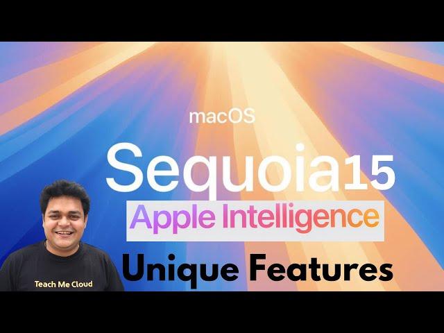 Features of MAC OS Sequoia 15.1 ! With Apple Intelligence !