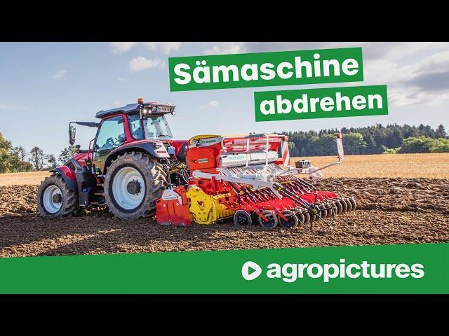 Sämaschine abdrehen und einstellen | Traktor Technik am Freitag | Lintrac 130 mit Pöttinger Vitasem