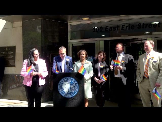 2023 Pride Flag Raising Ceremony at the Metropolitan Water Reclamation District of Greater Chicago