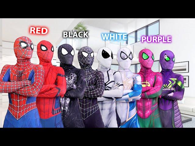 PRO 6 Spider-Man Bros vs ALL Color Day Compilation ( 1 Hour by FLife TV )