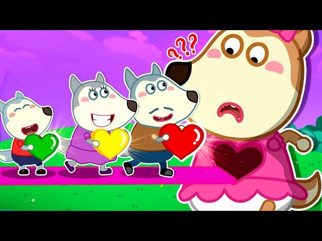 Mommy Or Daddy? Who Stole Lucy's Heart | Series About Mommy Wolf Family | Cartoon for Kids