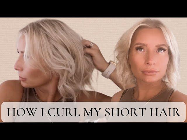 HOW I CURL MY THIN FINE SHORT HAIR | HOW I CURL MY SHORT BOB