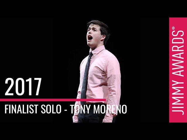 2017 Jimmy Awards Winner Tony Moreno