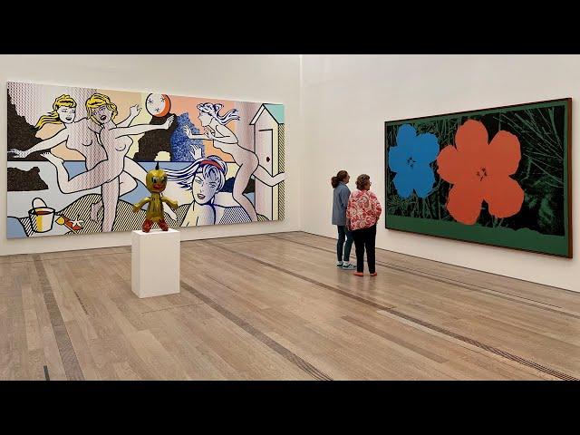 Fondation Beyeler Sammlung Rundgang 2023 mit Koons, Warhol, Lichtenstein, Bacon, Thiebaud (4K, HDR)