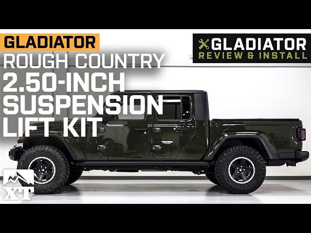 Jeep Gladiator JT Rough Country 2.50-Inch Suspension Lift Kit Review & Install