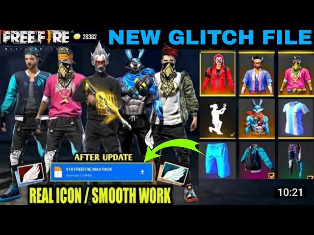 FREE FIRE DRESS GLITCH FILE  HIP HOP BUNDLE GLITCH FILE FREE FIRE / FREE FIRE GLITCH PACK DOWNLOAD