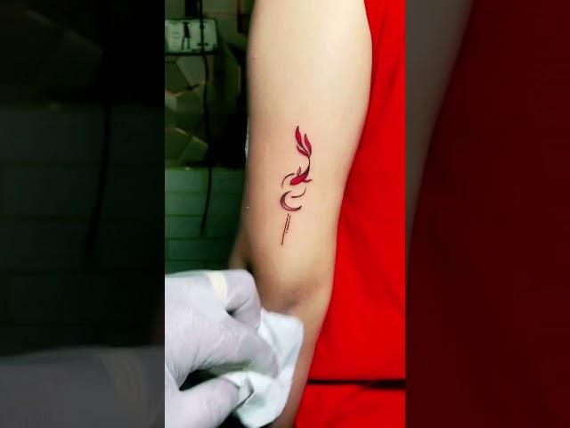 INFINITY COUPLE TATTOO HAND FISH STORY LINE TATTOO