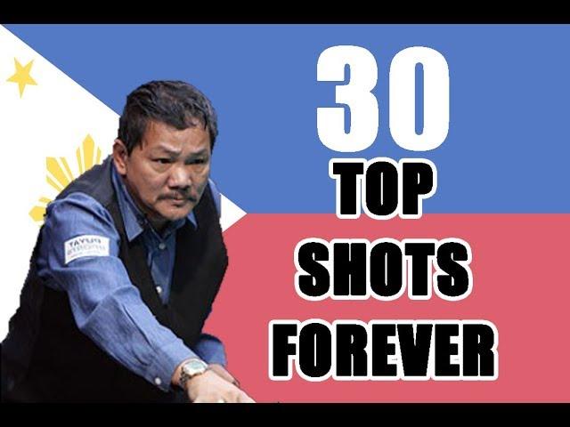 30 TOP SHOTS FOREVER With Magician Efren Bata Reyes