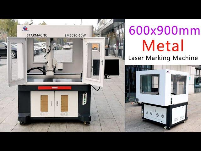 starma cnc laser 6090 fiber laser marking machine 50w 80w 100w 600x900mm