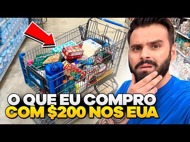 $200 DÓLARES NO MERCADO DOS EUA - DÁ PRA 1 MÊS TRANQUILO