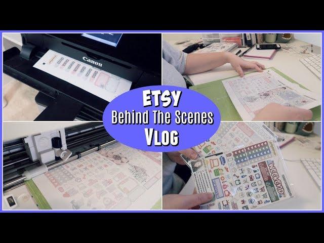 Day In The Life of a Sticker Shop Owner| Behind The Scenes of a Etsy Planner Sticker Shop |