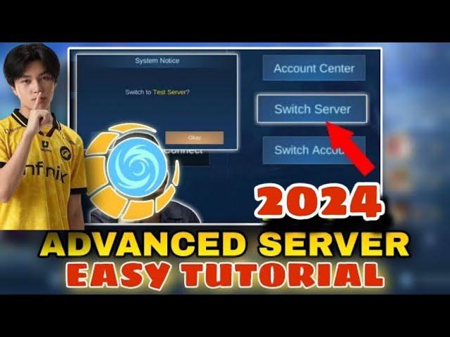 HOW TO ACCESS ADVANCED SERVER IN MOBILE LEGENDS 2024 | Easy Tutorial 100% Working