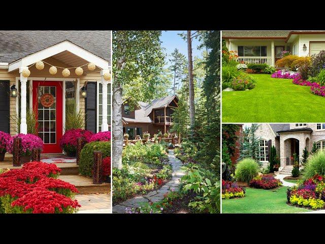 34+ Creative beautiful Home Front Landscape Design Ideas | DIY Gardening