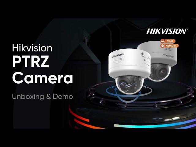 Hikvision PTRZ Camera with Tamper proof packaging Unboxing & Demo