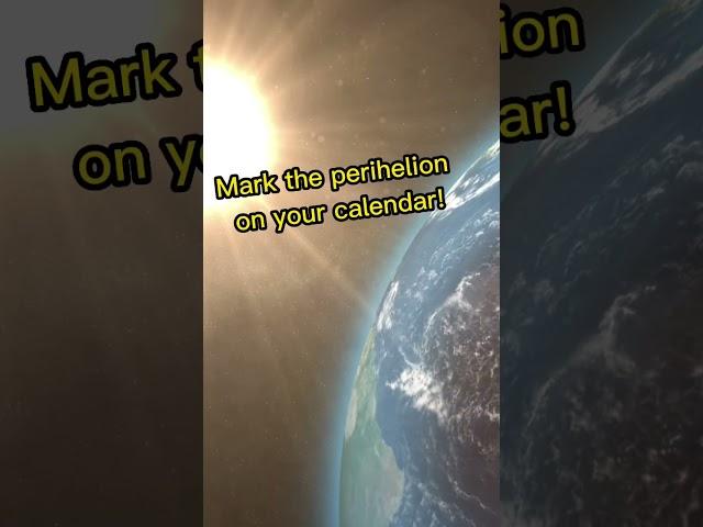The perihelion is a great time to get closer to the sun! #sciencexplained #earthscience #xplorit
