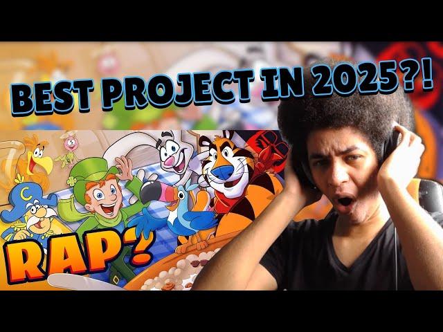 RAPPER REACTS TO UNLIKELY CYPHERS: CEREAL MASCOTS | THE STUPENDIUM feat. Rustage, CG5, DPS & More!