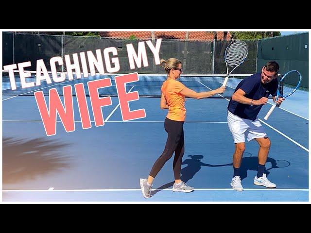 Teaching my Wife How to Serve