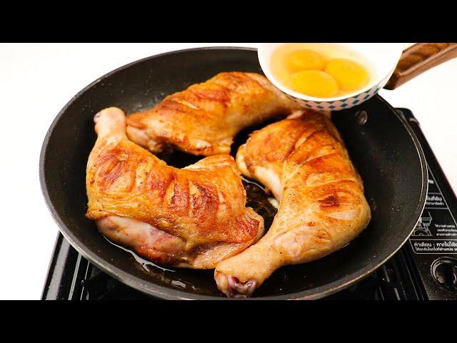 A housewife from Italy taught me how to cook chicken thighs! ASMR