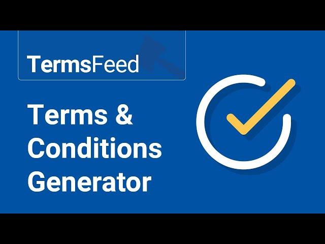 Terms & Conditions Generator